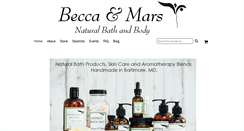 Desktop Screenshot of beccaandmars.com